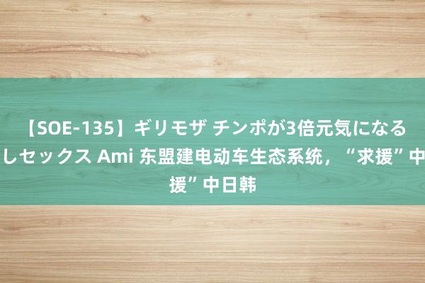 【SOE-135】ギリモザ チンポが3倍元気になる励ましセックス Ami 东盟建电动车生态系统，“求援”中日韩